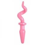 XR Pig Tail Pink Butt Plug