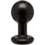 Round Large Black Butt Plug