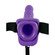 Fetish Fantasy Series 7 Inch Vibrating Hollow Strap On Purple - Image 3