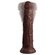 King Cock Elite 9 Inch Dual Density Vibrating Cock Flesh Brown - Image 3