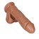 Emperor 7 Inch Life Like Dildo Flesh Brown - Image 2
