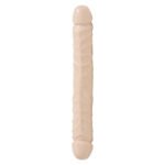Jr Veined Double Header 12 Inch Bender Dong Flesh Pink