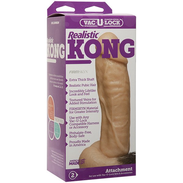 VacULock Kong Realistic Dildo Attachment - Image 3