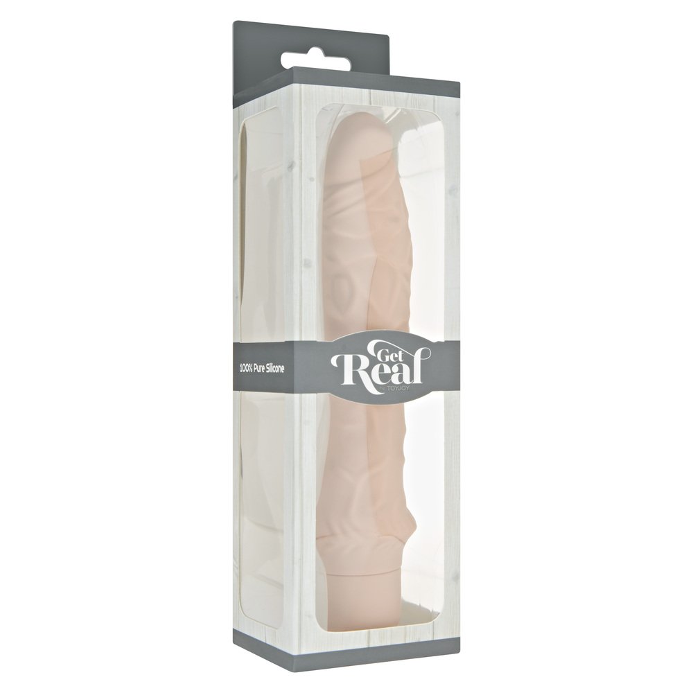 ToyJoy Get Real Classic Silicone Vibrator Flesh Pink - Image 3