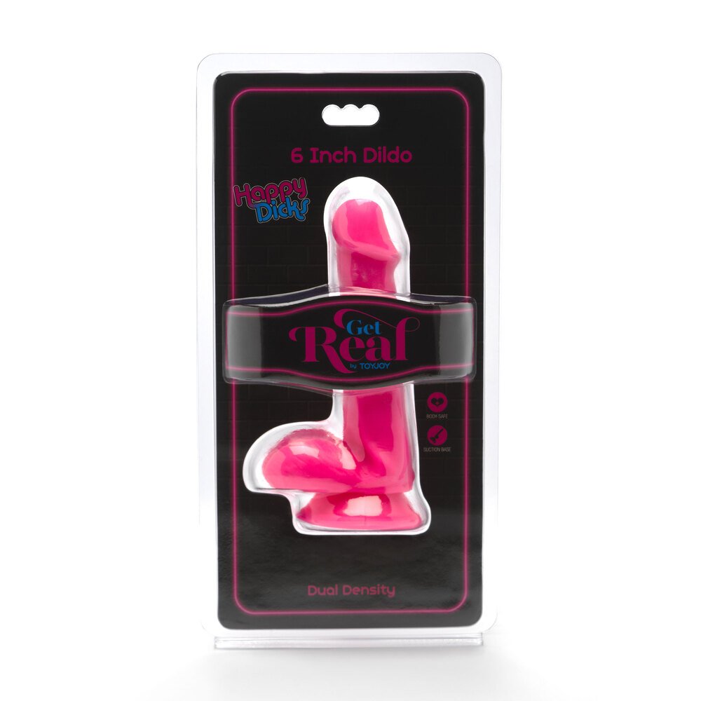 ToyJoy Happy Dicks Dildo With Balls 6 Inches - Image 2