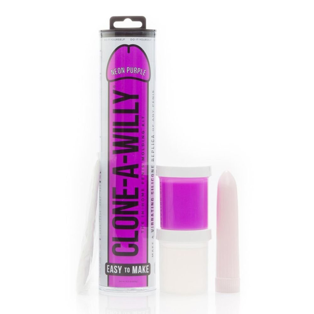 Clone A Willy Neon Purple Silicone Vibrator - Image 3
