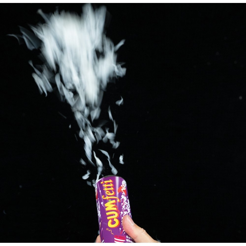 Cumfetti Sperm Shaped Confetti Party Popper - Image 2