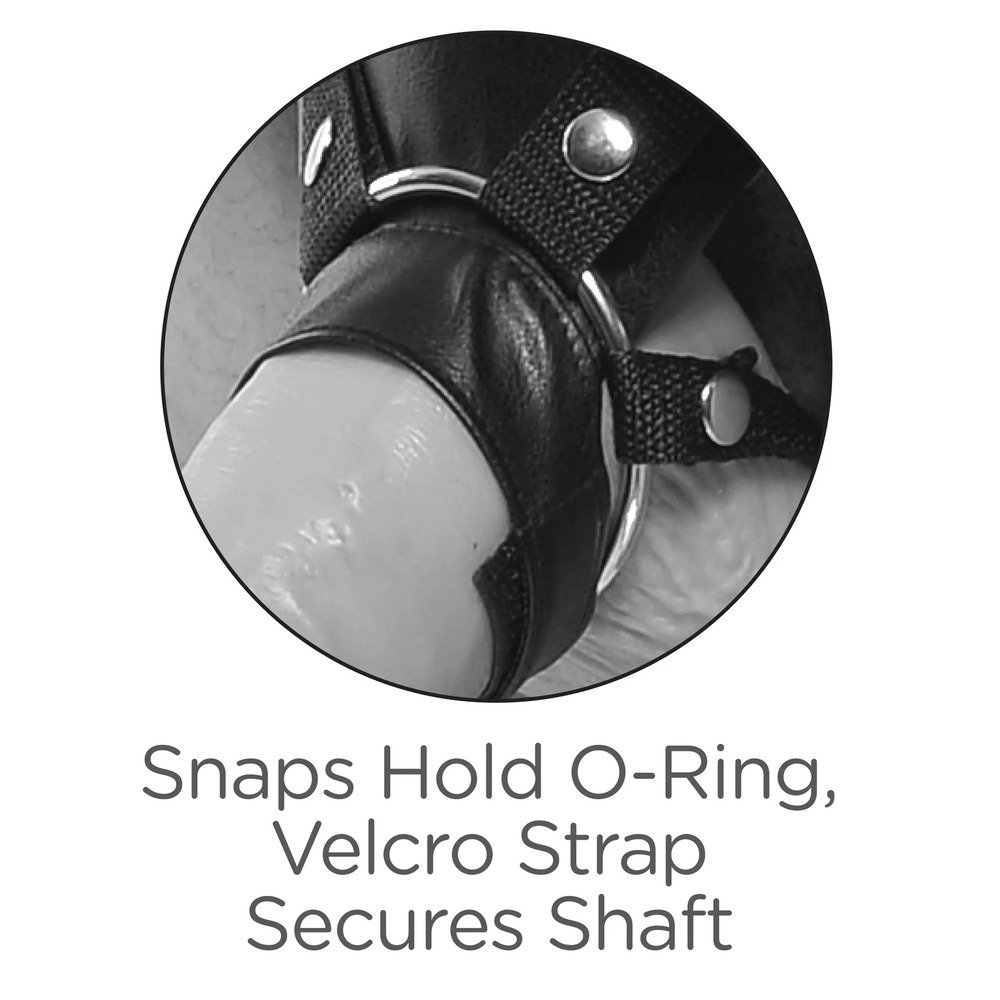 King Cock 11 Inch Flesh Two Cocks One Hole Hollow StrapOn - Image 2